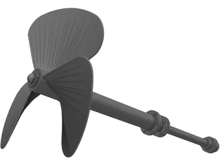 Helice Motor 3D Model preview