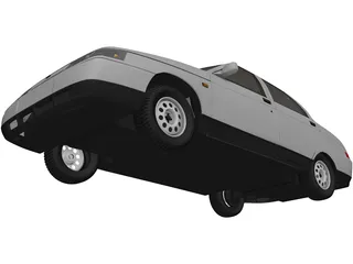 VAZ 2110 3D Model preview