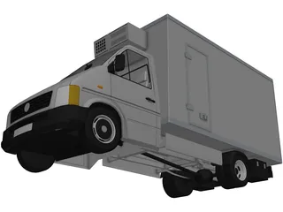 Volkswagen LT Refrigerator 3D Model preview