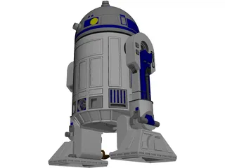 Star Wars R2D2 3D Model preview