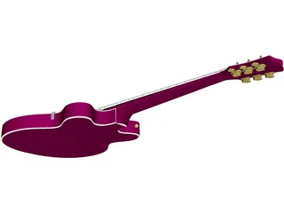 Gretsch Guitar Electric 3D Model preview
