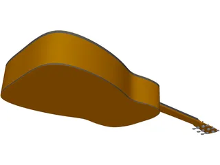 Guitar 3D Model preview