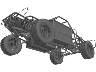 Champ Truck Chassis 3D Model preview
