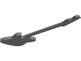 Guitar Electric 3D Model preview