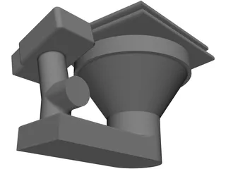 Marine Toilet 3D Model preview