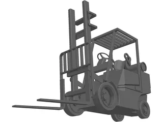 Forklift Clark 3D Model preview
