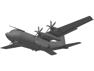 Lockheed C-130 Hercules 3D Model preview