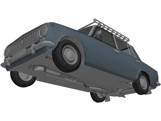 VAZ 21012 3D Model preview