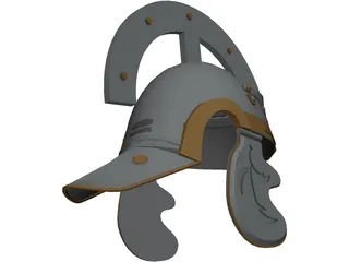 Helmet Roman 3D Model preview