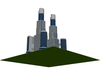 Mega Trade Center 3D Model preview
