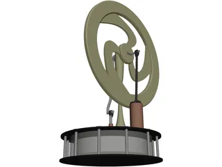 Sterling Engine 3D Model preview