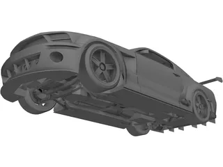 Ford Mustang GT-R Concept 3D Model preview