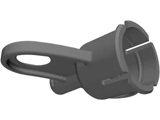 Luer Adapter 3D Model preview