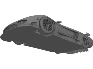 Saleen S7R 3D Model preview