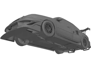 Subaru Impreza WRX STi GDB 3D Model preview