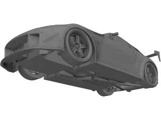 Nissan 350Z [Tuned] 3D Model preview