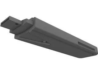 USB Flash Drive 3D Model preview