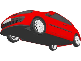 Renault Clio 3D Model preview
