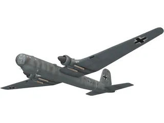 Heinkel He 177 3D Model preview