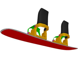 Skateboard 3D Model preview