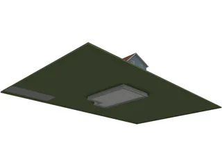 Cape House 3D Model preview
