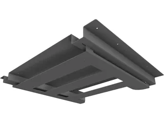 TV Rack 3D Model preview