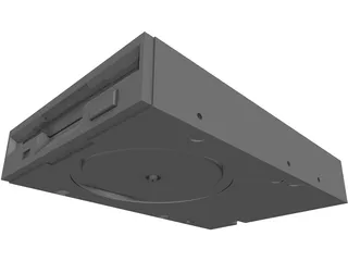 PC Floppy Disk Drive 3D Model preview