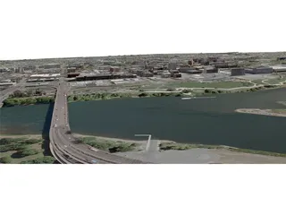 Salem City 3D Model preview