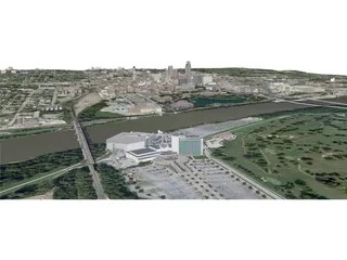 Omaha City 3D Model preview