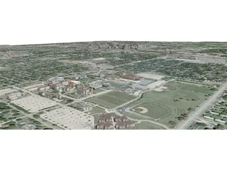 Topeka City 3D Model preview