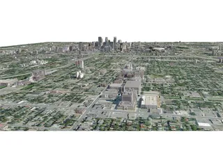 Minneapolis City 3D Model preview