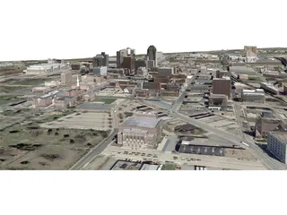 Shreveport City 3D Model preview