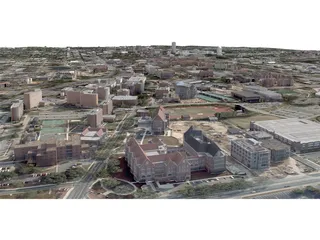 Tallahassee City 3D Model preview