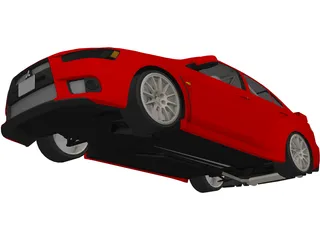 Mitsubishi Lancer Evo X (2008) 3D Model preview