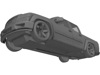 GMC Canyon (2007) 3D Model preview