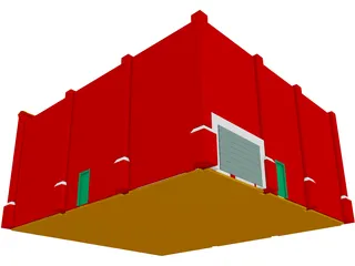 Urban Building 3D Model preview