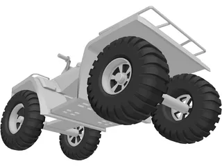 Honda Rancher 3D Model preview