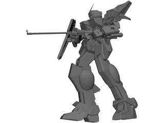 Gundam Light 3D Model preview