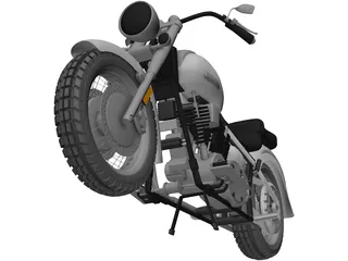 Yamaha FJ1100 (1979) 3D Model preview