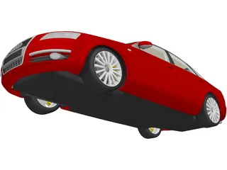 Audi A6 3D Model preview