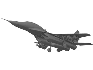 MiG-29 Fulcrum 3D Model preview