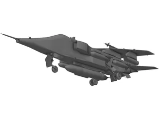 Jaguar GR1 3D Model preview