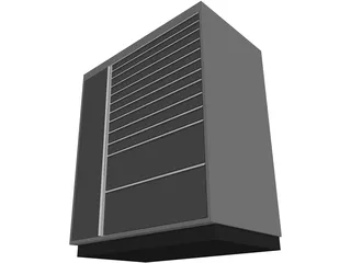 Garage Tool Chest Large 3D Model preview