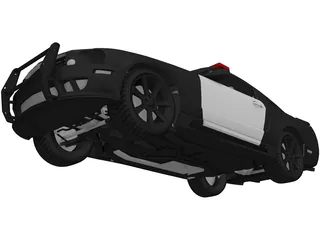 Ford Mustang Saleen Barricade 3D Model preview