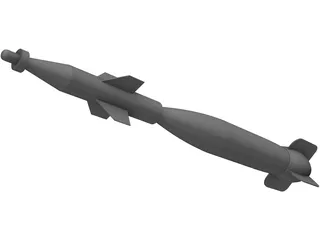 GBU-16 Laser Guided Weapon 3D Model preview