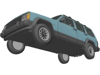 Jeep Grand Cherokee (1980) 3D Model preview
