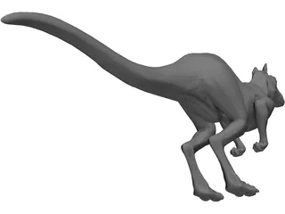 Kangaroo 3D Model preview