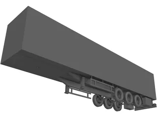 Trailer 3D Model preview
