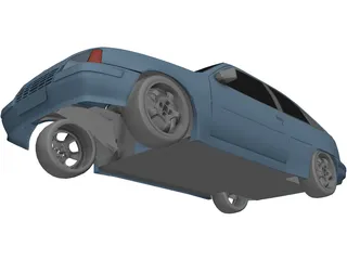 Opel Kadett E (1984) 3D Model preview