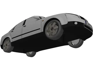 Audi A4 3D Model preview